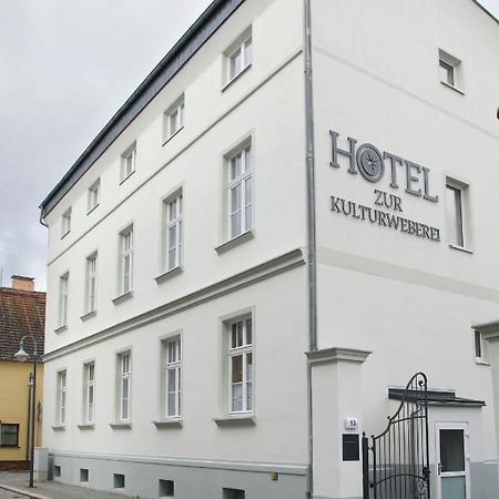 Hotel Zur Kulturweberei Finsterwalde Bagian luar foto